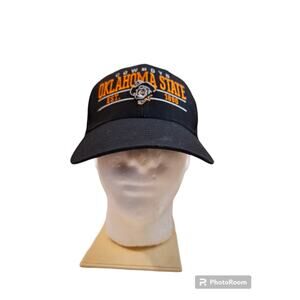 Mens Baseball Cap Oklahoma State Cowboys Black/Orange 47 Brand Adjustable